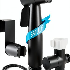 BRITULIF Bidet Sprayer Stainless Steel Matte Black-0