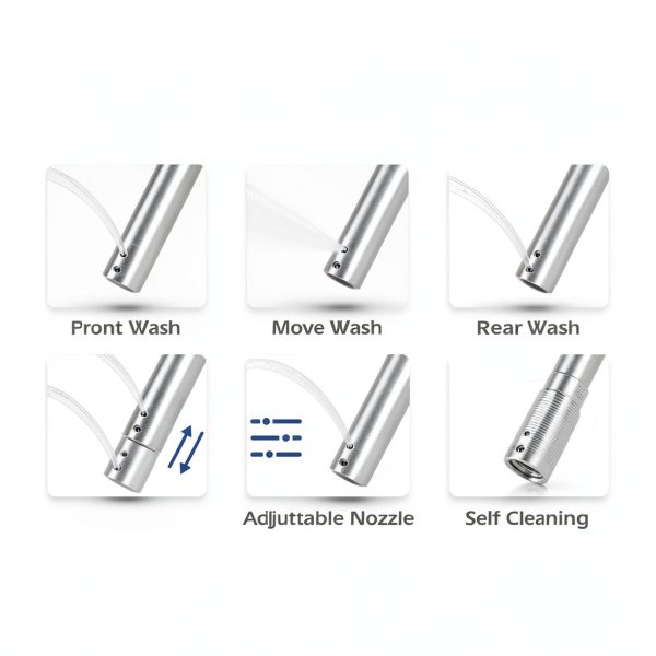 Kaper Smart Bidet Seat Heated Modern White Plastic-2