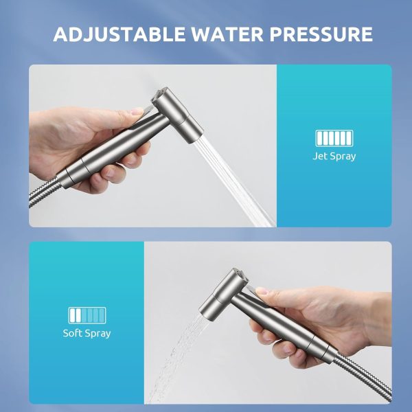 Bidet Sprayer BRITULIF Hands-Free Stainless Steel Bathroom-2