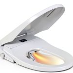 Kaper Smart Bidet Seat Heated Modern White Plastic-0