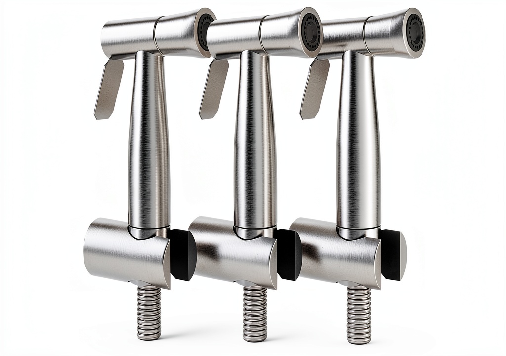 'Purrfectzone bidet faucet installed in a modern bathroom'