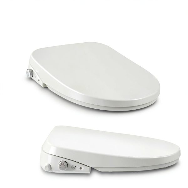 Kaper Smart Bidet Seat Heated Modern White Plastic-7
