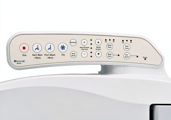 Brondell SE400 Bidet Seat Heated Elongated White Side Arm-4