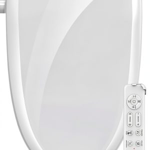 Donlim Heated Bidet Seat White Elongated Modern ABS Material-0