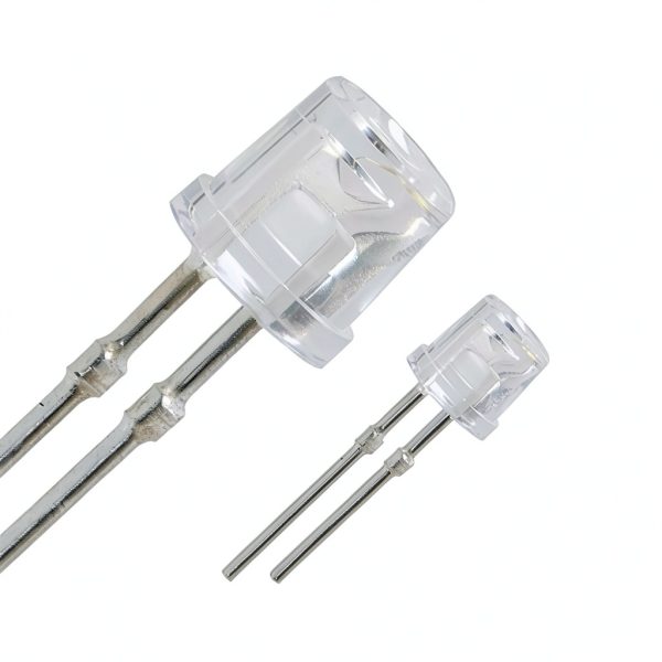 Lighthouse LEDs 3mm Flat Top Warm White LED Ultra Bright-0