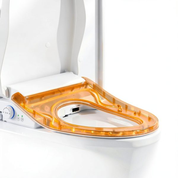 Donlim Heated Bidet Seat White Elongated Modern ABS Material-3