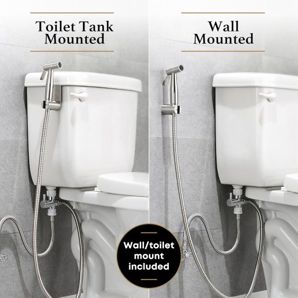 Purrfectzone Bidet Toilet Sprayer Stainless Steel Easy-4