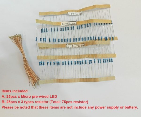 Bowerful LED Rainbow Flashing Miniature Lights for Models-6