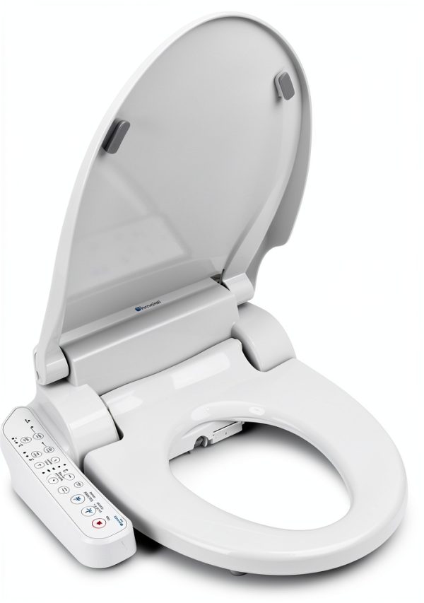 Brondell SE400 Bidet Seat Heated Elongated White Side Arm-1