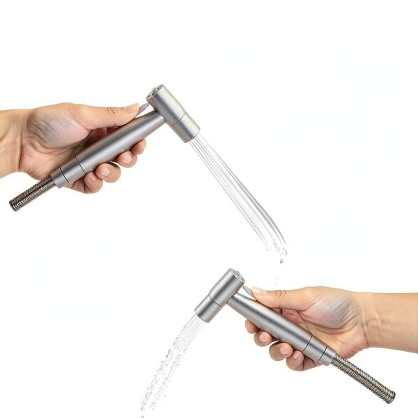 BRITULIF Bidet Faucet Aluminum Lever Handle Single Hole-3