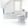 Brondell SE400 Bidet Seat Heated Elongated White Side Arm-3