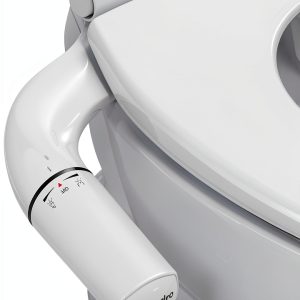 SAMODRA Ultra-Slim Bidet Attachment Dual Nozzle ABS Black-0