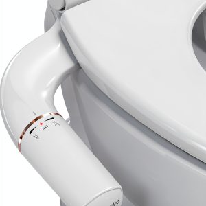 SAMODRA Bidet Ultra Slim Dual Nozzle Rose Gold Attachment-0