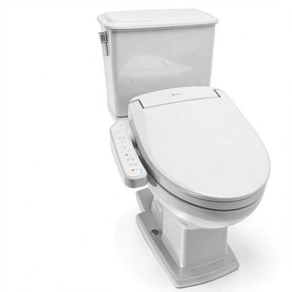 Brondell SE400 Bidet Seat Heated Elongated White Side Arm-6