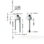 Lighthouse LEDs 1.8mm Round Top Red LED Ultra Bright-0