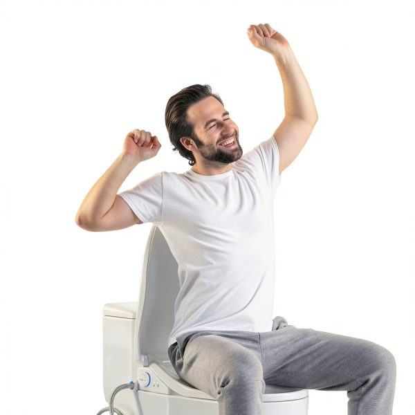 Donlim Heated Bidet Seat White Elongated Modern ABS Material-6