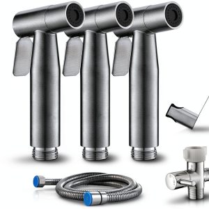BRITULIF Bidet Sprayer Brushed Nickel Leak Free Design-0