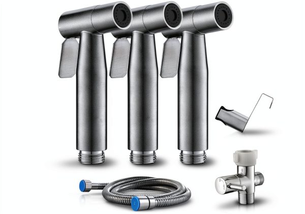 BRITULIF Bidet Sprayer Brushed Nickel Leak Free Design-0