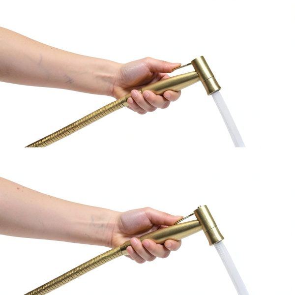 Purrfectzone Bidet Sprayer Stainless Steel Adjustable Modern-3