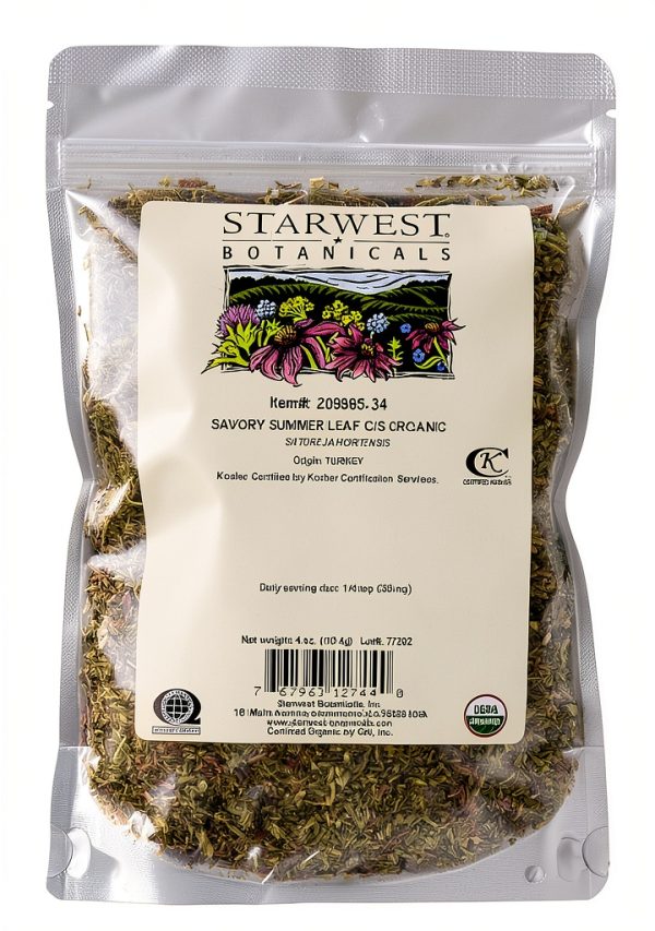 Summer Savory Spice Starwest Botanicals USDA-0