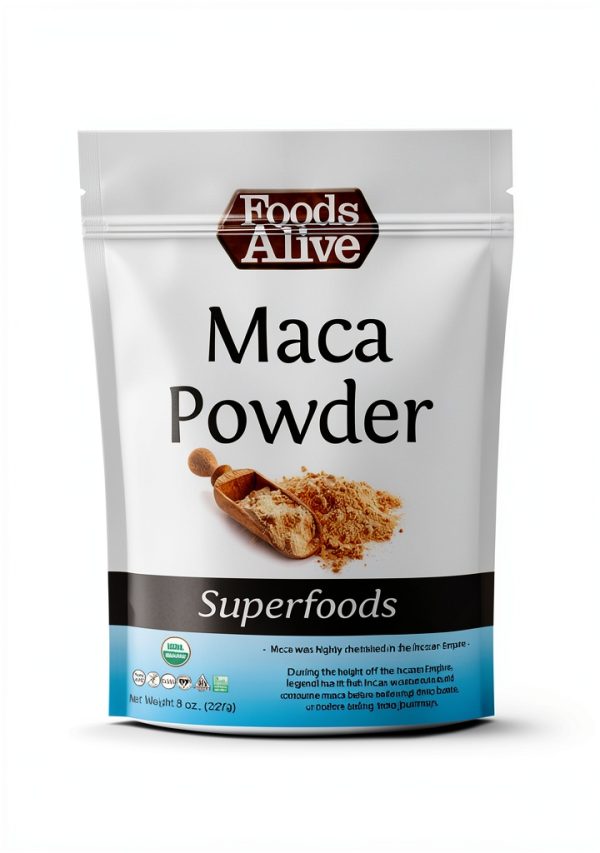 Organic Maca Powder Foods Alive Herbal Supplement-0