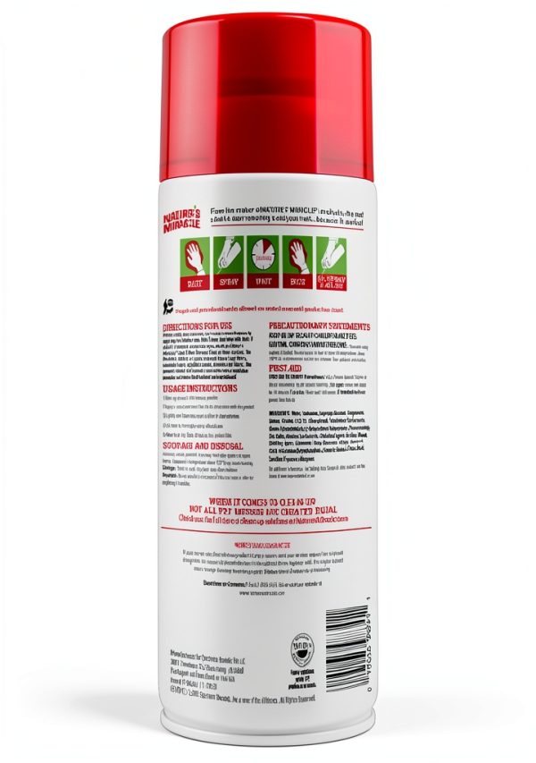 Natures Miracle Advanced Stain and Odor Eliminator Foam Cat 17.5 oz-1
