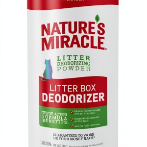 Nature's Miracle Litter Box Deodorizer, 20 Ounces, Litter Deodorizing Powder, Cat Odor Control Formula-0