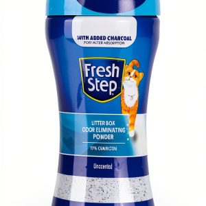 Fresh Step Litter Box Charcoal Odor Eliminating Powder, Unscented - Sifting/Pour Cap - Deodorizer Powder Combats Odors and Neutralizes Smells to Keep Your Home Clean, 15 Ounces-0